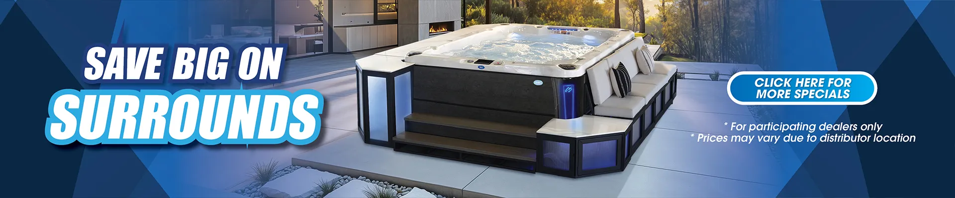 Calspas hot tub being used in a family setting - Savannah