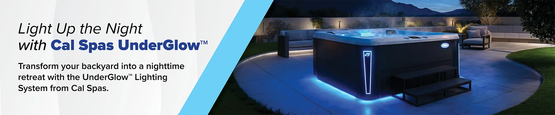 Calspas hot tub being used in a family setting - Savannah